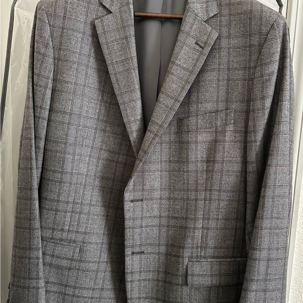 Brooks Brothers Charcoal Checkered Sport Coat
